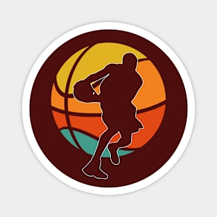 Vintage Art for a Basketball Lover Magnet